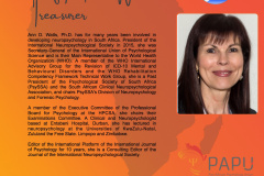 Treasurer: Prof Ann Watts